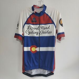 Alchemist Cycling Jersey Men's XL Lizard Haeds Cycling Guide Paragon Outdoor Top